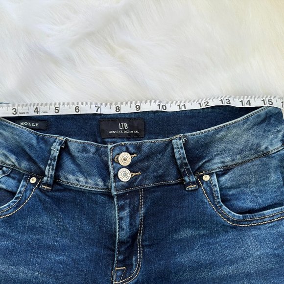 LTB Jeans Molly Low Rise Super Slim Coastal Cowgirl Boho Y2K 90s Size 31 #5065 - Picture 4 of 9